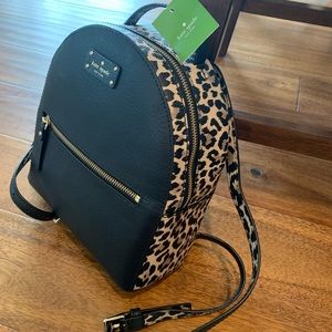 Katie Spade Black Backpack Purse